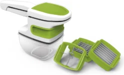 Gemüseschneider Multischneider Küchenreibe 4 Schneideinsätze Allesschneider 5in1