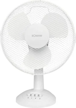 Bomann Tischventilator VL 1138 CB 30cm 40W Weiß