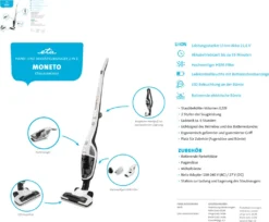 ETA MONETO-LI ION ETA644990000 Leistungsstarker 2-in-1-Stiel- Und Handstaubsauger, Betriebszeit Von Bis Zu 55 Minuten, HEPA-Filter, LED-Beleuchtung, 21,6 V Li-Ion-Akku 27 ETA MONETO-LI ION ETA644990000 Leistungsstarker 2-in-1-Stiel- Und Handstaubsauger, Betriebszeit Von Bis Zu 55 Minuten, HEPA-Filter, LED-Beleuchtung, 21,6 V Li-Ion-Akku -Kaufland Verkäufe 5b5f05cc314a914b11e95a7136436084