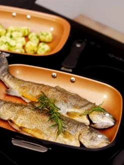 MediaShop Livington 2in1 Wendepfanne 'Black Doubletta Basic' -Kaufland Verkäufe 5c211b4fc282ebd06eecab6f25f377ca