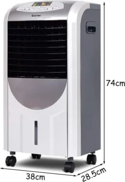 COSTWAY Heizlüfter 2000W Klimaanlage Mobil Klimagerät Kühlen 75W, 8H Timer, 7L Wassertank, 70°Winkel, Fernbedienung, Energieklasse A 16 COSTWAY Heizlüfter 2000W Klimaanlage Mobil Klimagerät Kühlen 75W, 8H Timer, 7L Wassertank, 70°Winkel, Fernbedienung, Energieklasse A -Kaufland Verkäufe 5c821435855c2c8d843bfd8390921105