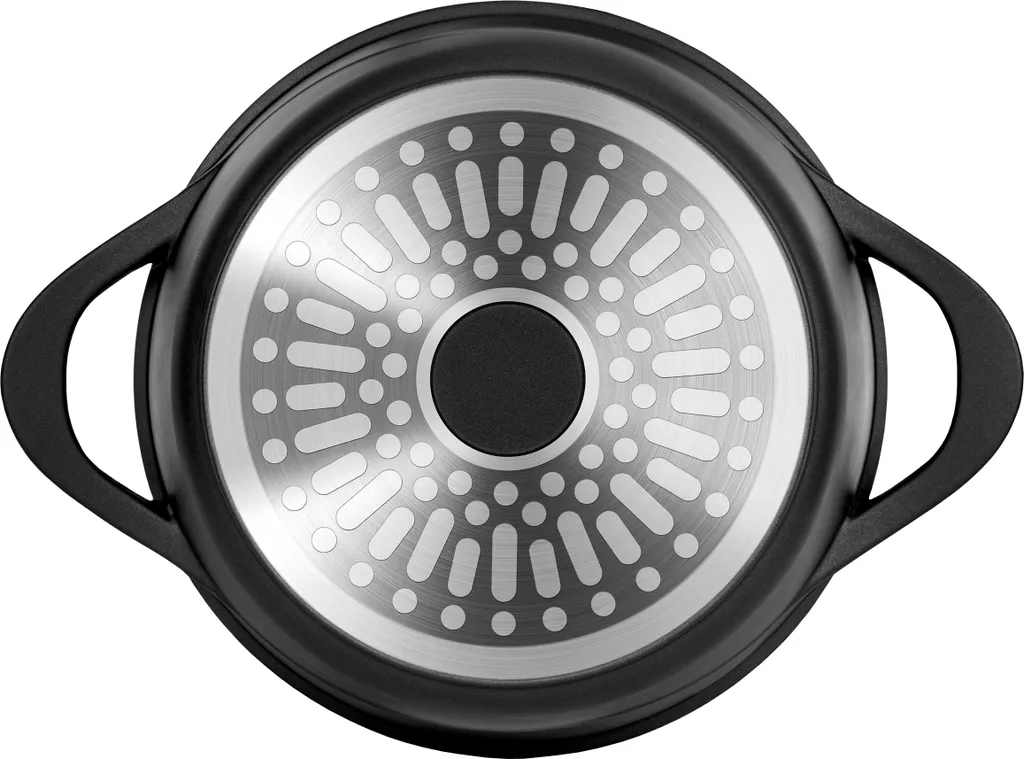 Smile MGK-12 Kochtopf, Geschmiedetes Aluminium, Schwarz 19 Smile MGK-12 Kochtopf, Geschmiedetes Aluminium, Schwarz – Bild 17