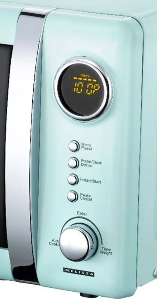 Melissa 16330110 CLASSICO Retro 20 Liter Mikrowelle Pepermint/Babyblue 7 Melissa 16330110 CLASSICO Retro 20 Liter Mikrowelle Pepermint/Babyblue – Bild 5