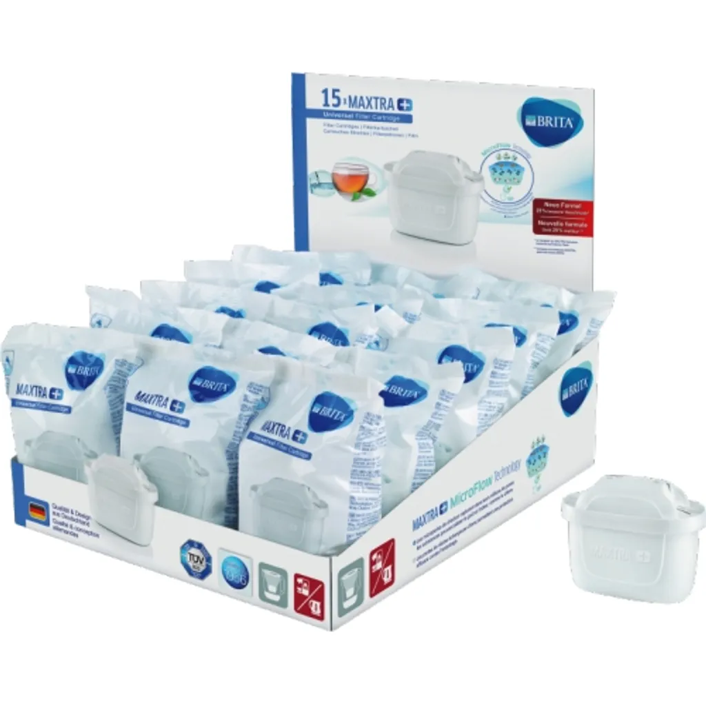 Brita MAXTRA+ Pack 15 100% Recycelbar Wasserfilterkartusche 4 Brita MAXTRA+ Pack 15 100% Recycelbar Wasserfilterkartusche – Bild 2