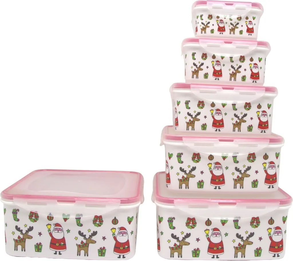 PLENTYFY Keksdosen 10 Teiliges Set Eckig - Plätzchendosen Zum Aufbewahren Von Gebäck Frischhaltedose Kekse - Luftdichte Vorratsdosen Mit Motiven Weihnachtsdosen Frischhaltedosen Mit Deckel 4 PLENTYFY Keksdosen 10 Teiliges Set Eckig - Plätzchendosen Zum Aufbewahren Von Gebäck Frischhaltedose Kekse - Luftdichte Vorratsdosen Mit Motiven Weihnachtsdosen Frischhaltedosen Mit Deckel – Bild 2