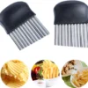 2 PCS Pommes Wellenmesser, Edelstahl Kartoffelschneider, Pommesschneider Pommes Frites Schneider Kartoffel Wellenschneider, Obst Gemüse Salat Schneider Werkzeug -Kaufland Verkäufe 5d2b4575b333b248fa75cf0518137540