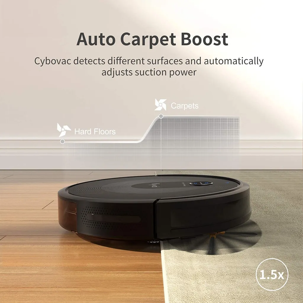 Kyvol Staubsauger Roboter 2200Pa Saugleistung, Saugroboter Mit Raumkarte, 150Min. Laufzeit,Sprachsteuerung,inkls. Magnetstreifen, Reinigt Hartböden, Teppiche, Tierhaare 9 Kyvol Staubsauger Roboter 2200Pa Saugleistung, Saugroboter Mit Raumkarte, 150Min. Laufzeit,Sprachsteuerung,inkls. Magnetstreifen, Reinigt Hartböden, Teppiche, Tierhaare – Bild 7