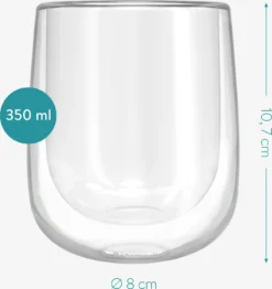 Navaris 4x Doppelwandige Gläser 350ml - Thermogläser Für Cappuccino Latte Macchiato Tee Wasser Cola Cocktails - 4er Set Kaffeegläser Borosilikat -Kaufland Verkäufe 5d78a94e2bbac8d29fc3808ecfcdfd22