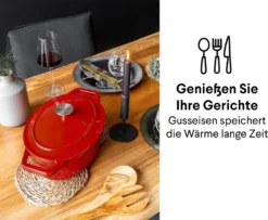 Daumonet Gusseisen-Bräter - Oval Ø 29 Cm - Kirschrot 16 Daumonet Gusseisen-Bräter - Oval Ø 29 Cm - Kirschrot -Kaufland Verkäufe 5dce59b0d8f1c515c20eef45373b3fed