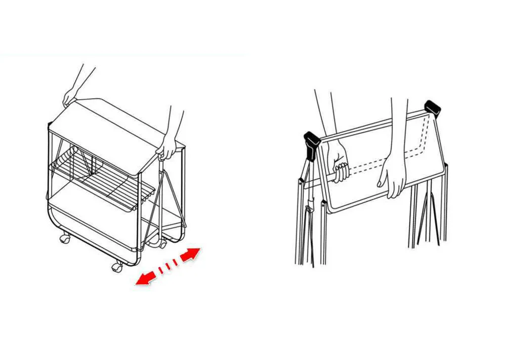 Wenko Servierwagen Dinett Deluxe Walnuss 13 Wenko Servierwagen Dinett Deluxe Walnuss – Bild 11