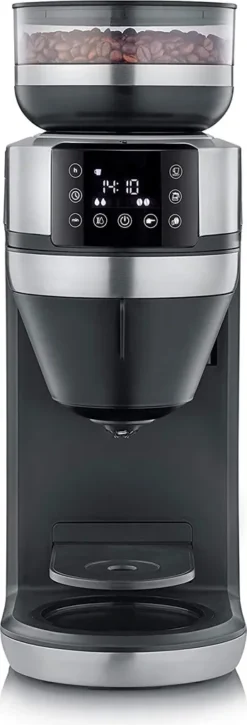 SEVERIN FILKA Vollautomat Für Filterkaffee Mit Thermokanne KA 4851 Aus Edelstahl, Matt-schwarz Edelstahl-gebürstet -Kaufland Verkäufe 5e29ee61d071a174d9c1bcd8a1d96620