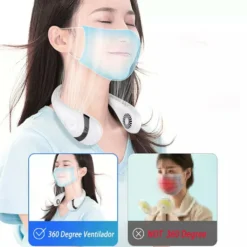 Hals Fan Halsventilator Leise USB Ventilator Hals Nackenventilator 4000mAh Hängender 3 Speed,Weiß -Kaufland Verkäufe 5e43af6a40b1845a232e360b41b64b34