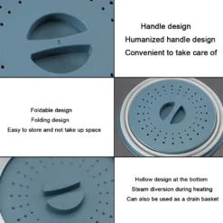 Faltbare Mikrowellen-Abdeckplatte Für Lebensmittel, Belüftet, Faltbar, Spritzwassergeschützt, Mikrowellen-Spritzschutz, BPA-freies Silikon & Kunststoff Und Spülmaschinenfest ,Ink-blue Colour -Kaufland Verkäufe 5ec8d112df9baa20c7c93e41e5a01b8d