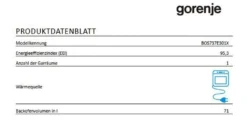 HERDSET Gorenje Einbaubackofen Mit Glaskeramikkochfeld - Autark, 80 Cm BräterZone 31 HERDSET Gorenje Einbaubackofen Mit Glaskeramikkochfeld - Autark, 80 Cm BräterZone -Kaufland Verkäufe 5f6b3a984c32a2ff56725c8bf2d458ec
