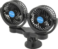 Compass 07222 - Ventilator Mitchell DUO 2x108mm 12V Mit Saugnapf