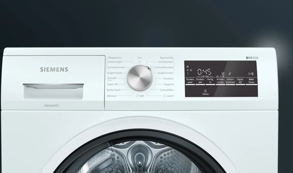 Siemens WT46G402, IQ500, Kondensations-Trockner, 9 Kg 6 Siemens WT46G402, IQ500, Kondensations-Trockner, 9 Kg – Bild 4