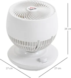 HOMCOM Tischventilator Umluftventilator 90° Kippfunktion 70° Oxidation 90° Schwenkbar Ventilator Lüfter 3 Geschwindigkeitsstufen ABS Kunststoff L Ø27 X 34H Cm 13 HOMCOM Tischventilator Umluftventilator 90° Kippfunktion 70° Oxidation 90° Schwenkbar Ventilator Lüfter 3 Geschwindigkeitsstufen ABS Kunststoff L Ø27 X 34H Cm -Kaufland Verkäufe 602ecbaa5c7445a250f535dacd8c0767