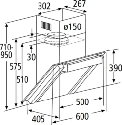 PKM Dunstabzugshaube Mit Randabsaugung Kopffreihaube 9860LZ Edelstahl Glasschirm -Kaufland Verkäufe 605af3ecad6e20d28101a36186bfe232