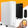 KESSER® Ölradiator 2500W Elektrische Heizung Heizkörper Elektroheizung Energiesparend Mit Display WiFi App & Fernbedienung Touchscreen - Mobil Öl Radiator 24h Timer, Thermostat & Überhitzungsschutz, Farbe:Weiß -Kaufland Verkäufe 60bdf7009c7bf5ba2a8e8b7f968d272b