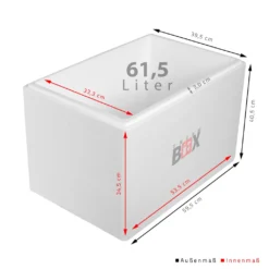Styroporbox 61W | Wand: 3,0cm | Volumen: 61,5L | Innenmaß:53x33x34cm | Weiß Isolierbox Thermobox Kühlbox Warmhaltebox 13 Styroporbox 61W | Wand: 3,0cm | Volumen: 61,5L | Innenmaß:53x33x34cm | Weiß Isolierbox Thermobox Kühlbox Warmhaltebox -Kaufland Verkäufe 615fda835d89f16457d4608072f2a30f