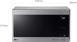 LG MS2595CIS - Arbeitsfläche - Solo-Mikrowelle - 25 L - 1000 W - Berührung - Silber - Edelstahl -Kaufland Verkäufe 6174fc67878e1060b73763bdb34cec7d
