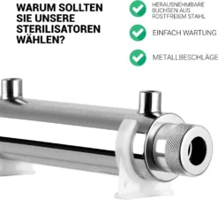 Bellerofonte UV Entkeimungsanlage Für Wasser Mit UVC Licht 30 Watt Kapazität 16 Liter Pro Minute Für Umkehrosmose Und Wasserfilteranlagen UVC-Entkeimung 17 Bellerofonte UV Entkeimungsanlage Für Wasser Mit UVC Licht 30 Watt Kapazität 16 Liter Pro Minute Für Umkehrosmose Und Wasserfilteranlagen UVC-Entkeimung -Kaufland Verkäufe 61a0ffd56c994bcbebce9269756d05ef