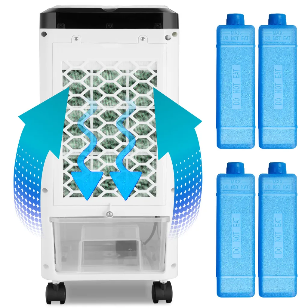 Monzana Luftkühler MZ401 3in1 4l Inkl 3 Stufen Ventilator Luftkühler Luftbefeuchter Ionisator Aircooler Klimagerät 11 Monzana Luftkühler MZ401 3in1 4l Inkl 3 Stufen Ventilator Luftkühler Luftbefeuchter Ionisator Aircooler Klimagerät – Bild 9