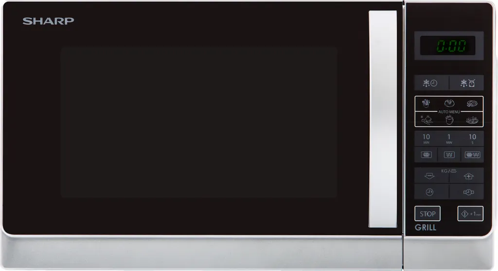 Sharp R-642 INW Kombi-Mikrowelle Silber 6 Sharp R-642 INW Kombi-Mikrowelle Silber – Bild 4