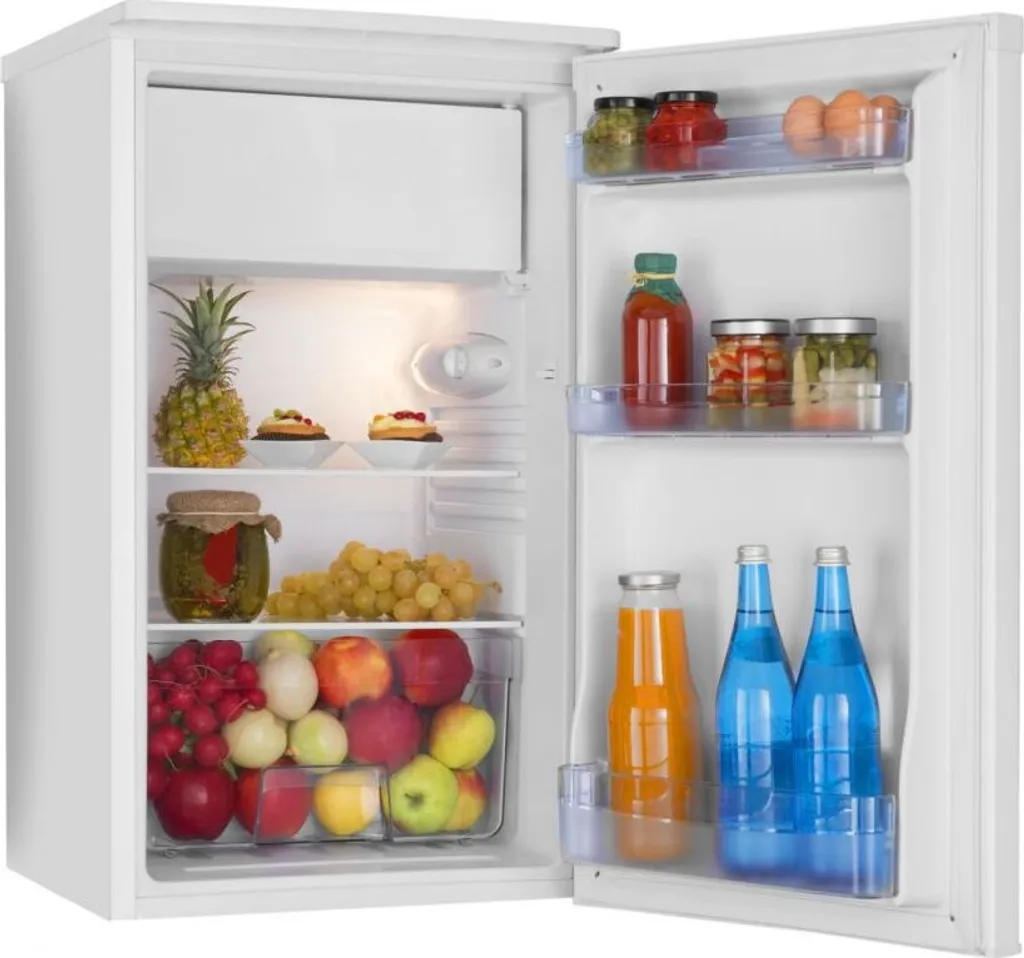 Amica KS 15195 W, Kühlschrank Mit Gefrierfach, 85 Cm Höhe, Weiß, 3 Amica KS 15195 W, Kühlschrank Mit Gefrierfach, 85 Cm Höhe, Weiß,