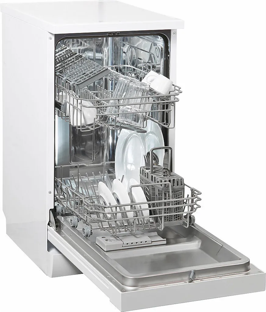 Amica GSP 14742 W, Stand-Geschirrspüler, 45 Cm, Weiß, 9 Maßgedecke, 4 Spülprogramme, 3 Temperaturen, 4 Amica GSP 14742 W, Stand-Geschirrspüler, 45 Cm, Weiß, 9 Maßgedecke, 4 Spülprogramme, 3 Temperaturen, – Bild 2