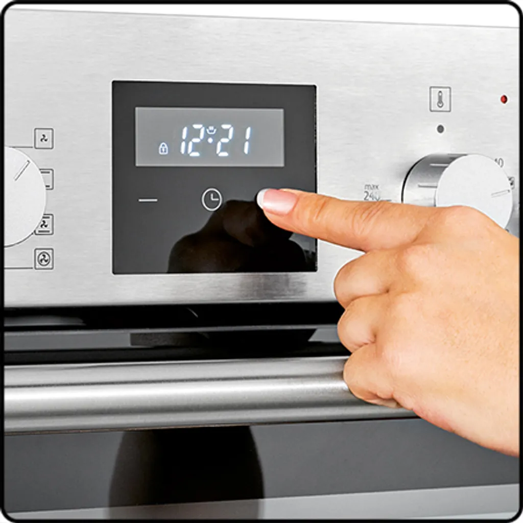 Bomann Elektroherd Set, Backofen Mit Glaskeramik-Herdplatte Und 4 Kochplatten, Ofen M. Ober-/Unterhitze, Grill- Und Umluft Mit Ceranfeld, Backofen M. Touch-Display EHBC 7933 IX 8 Bomann Elektroherd Set, Backofen Mit Glaskeramik-Herdplatte Und 4 Kochplatten, Ofen M. Ober-/Unterhitze, Grill- Und Umluft Mit Ceranfeld, Backofen M. Touch-Display EHBC 7933 IX – Bild 6