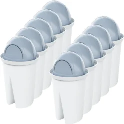 10x Wessper Pack Filterkartuschen Für Hartes Wasser Komp. BRITA Classic Wasserfilterkannen, BRITA Classic Filterkartuschen