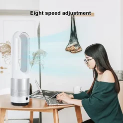 Ventilator Leise, Turmventilator Mit Fernbedienung, Mit Timer, 80°Oszillation, 8 Geschwindigkeitsstufne [A+++] -Kaufland Verkäufe 6447809fc3513c1c420c37c0a49f059f