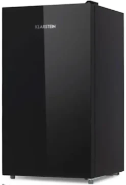 Klarstein Luminance Frost Kühlschrank (91 Liter Volumen, , Front Aus Glas, Gemüse-Fach, 2 Glasböden, 3 Türfächer, 7-stufige Temperatureinstellung) Schwarz -Kaufland Verkäufe 644a7834e6884024b7a6c6d96badc522