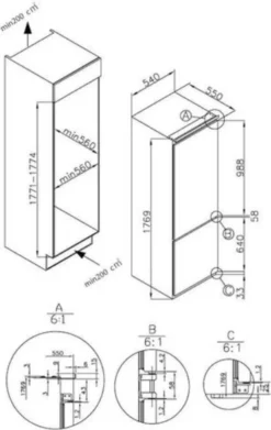 Haier HBB 177 TNF DE Kühl-Gefrierkombinationen - Weiß -Kaufland Verkäufe 646c693d8f7846bde454ea9a496838bb