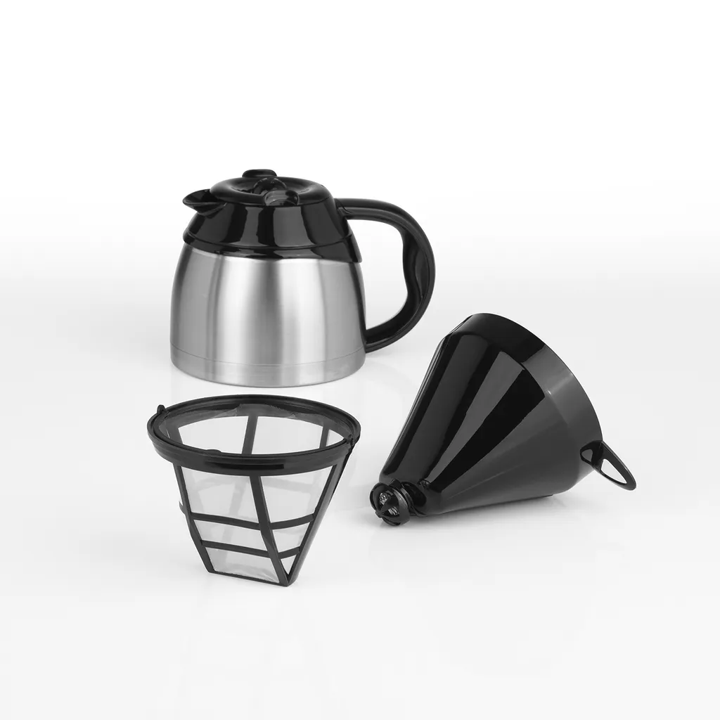 BEEM Filter Kaffeemaschine Thermo Permanentfilter 900W Filterkaffee Edelstahl 7 BEEM Filter Kaffeemaschine Thermo Permanentfilter 900W Filterkaffee Edelstahl – Bild 5
