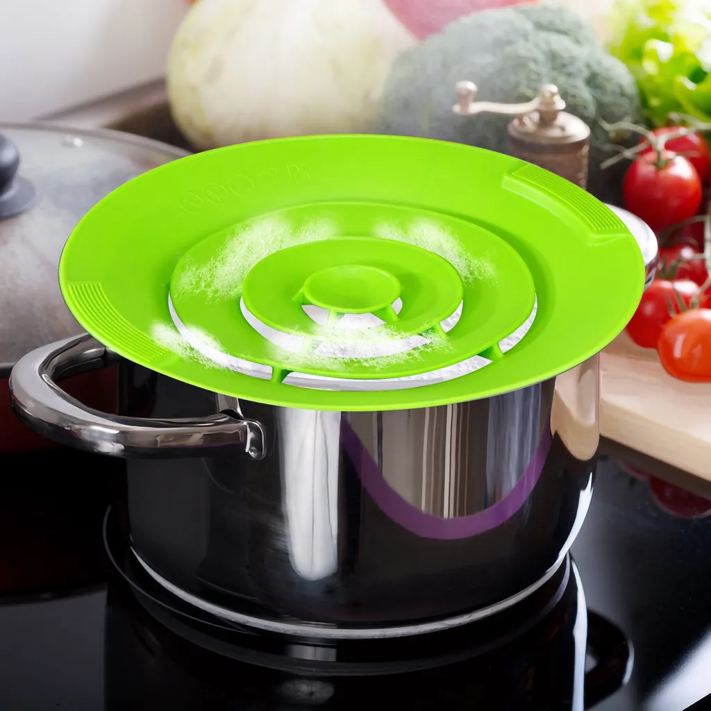 2x Oramics Überkochschutz Aus Silikon Für Töpfe Zwischen Ø 15-25 Cm – Topfdeckel Spritzschutz Überlaufschutz Verhindert überkochen Und Spritzen Von Flüssigkeiten Und Schütz Ihren Herd 7 2x Oramics Überkochschutz Aus Silikon Für Töpfe Zwischen Ø 15-25 Cm – Topfdeckel Spritzschutz Überlaufschutz Verhindert überkochen Und Spritzen Von Flüssigkeiten Und Schütz Ihren Herd – Bild 5