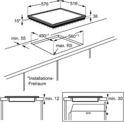 AEG - Kombi 3021 (EES33102ZM + HE604062XB) - Einbau-Herdset - Edelstahl -Kaufland Verkäufe 656f316356fdfe7bd116cd34f3f0e6b6 2