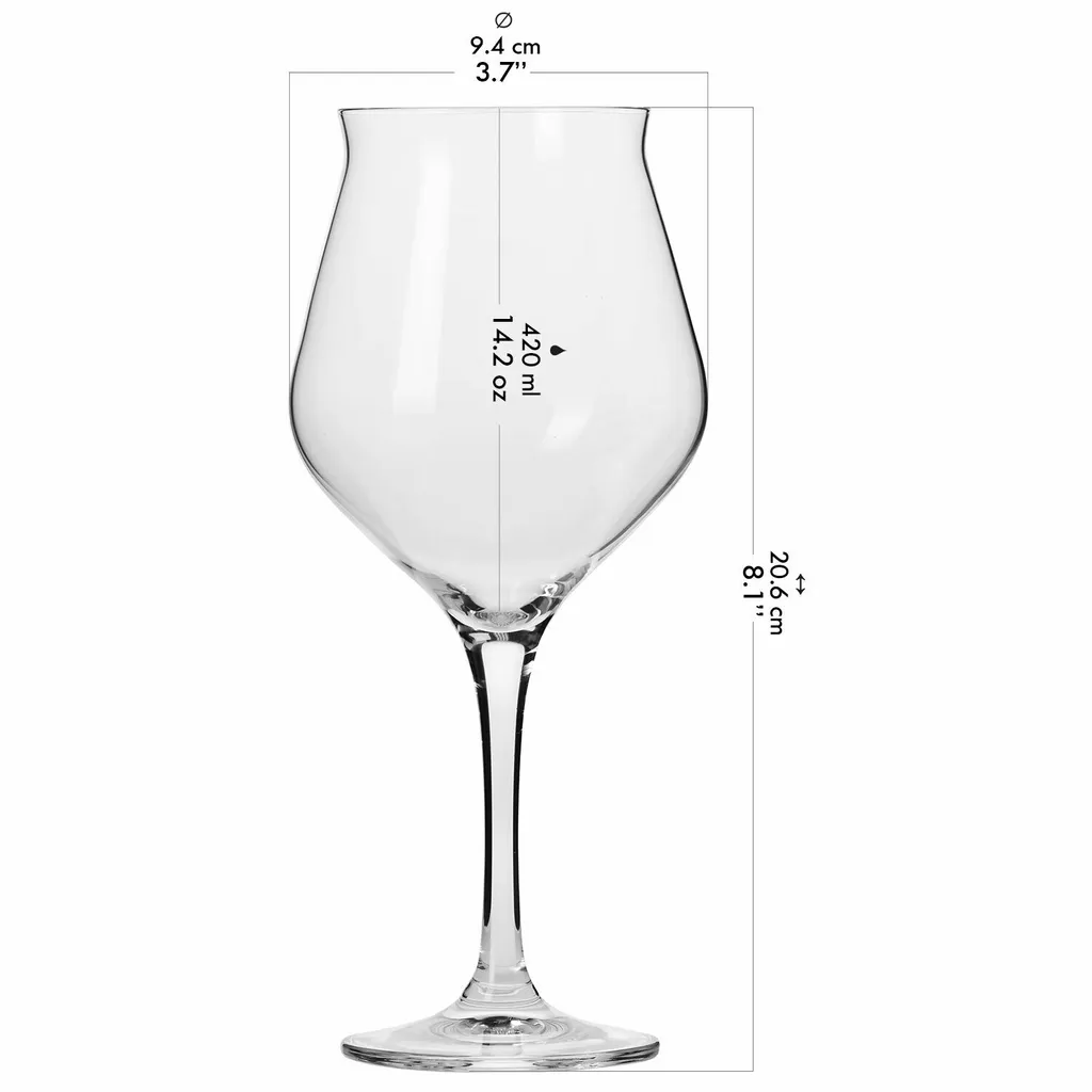 KROSNO Brewery Biergläser Bierkenner Set, 6er-Set, 420ml, 500 Ml 18 KROSNO Brewery Biergläser Bierkenner Set, 6er-Set, 420ml, 500 Ml – Bild 16