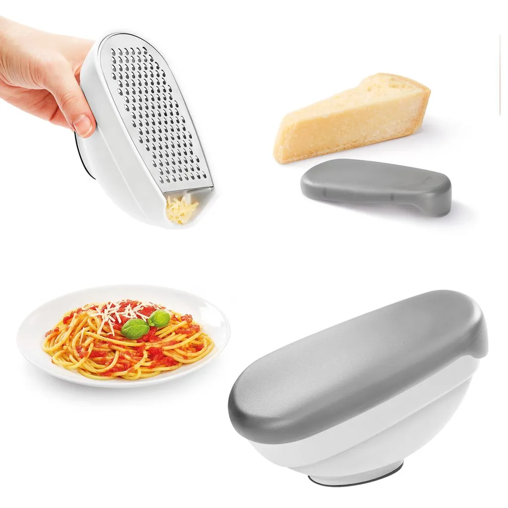 Universalreibe Mit Behälter & Deckel Käsereibe Handreibe Käsehobel 3 In 1 Reibe, Menge:1 3 Universalreibe Mit Behälter & Deckel Käsereibe Handreibe Käsehobel 3 In 1 Reibe, Menge:1