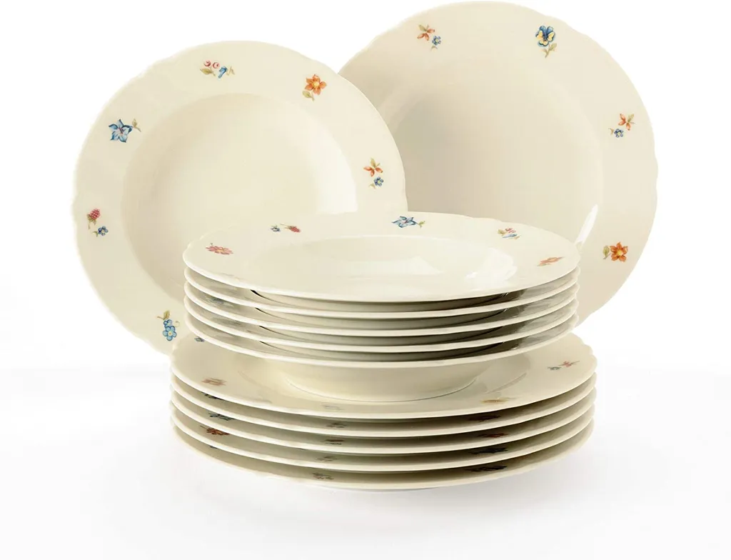 Seltmann Marie Luise Elfenbein 44714 Tafelservice 12 Tlg Porzellan 6 Seltmann Marie Luise Elfenbein 44714 Tafelservice 12 Tlg Porzellan – Bild 4