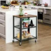 VASAGLE Servierwagen Auf 4 Rollen | Küchenwagen Aus Holz Metall Rollwagen Küchenregal Schwarz Vintage LRC78X -Kaufland Verkäufe 65efc6407b3aa5f5800ca826ed9b1651