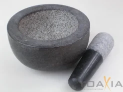 Stein Mörser Mit Stößel [ Ø 13cm Höhe 7cm ] Gewürzmörser / Steinmörser