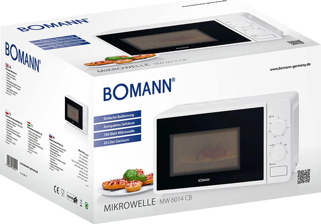 Bomann Mikrowelle MW 6014 CB Weiß 8 Bomann Mikrowelle MW 6014 CB Weiß – Bild 6