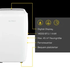 GUTFELS Mobile Klimaanlage CM 81455 We | 14000 BTU | Inkl. Abluftschlauch | Mobil | Luftentfeuchtung | Kühlen | R290a Kältemitte L Weiß 10 GUTFELS Mobile Klimaanlage CM 81455 We | 14000 BTU | Inkl. Abluftschlauch | Mobil | Luftentfeuchtung | Kühlen | R290a Kältemitte L Weiß -Kaufland Verkäufe 66403839c6d4b30784b25ea9ba4b4385