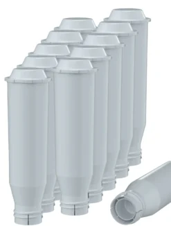 Wessper AquaClaro Wasserfilter Kompatibel Mit Krups, Passt Viele Modelle Von Krups, Siemens, Bosch, AEG, Tefal, Neff, Gaggenau (10er Pack)