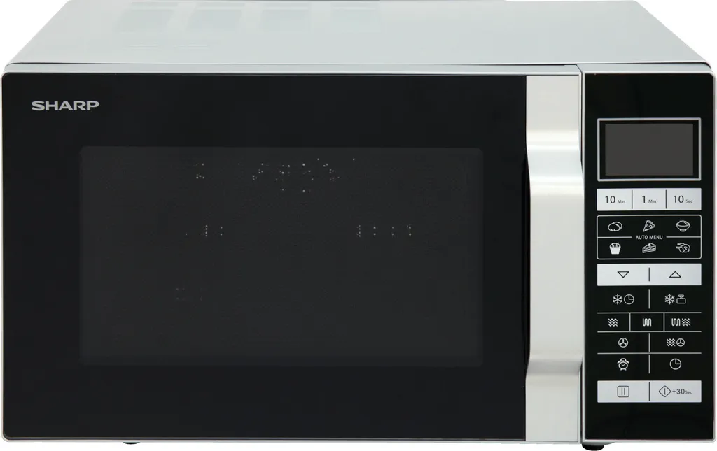 Sharp R860S Mikrowellen - Schwarz / Silber 3 Sharp R860S Mikrowellen - Schwarz / Silber