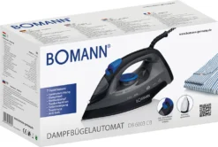 BOMANN Dampfbügelautomat DB 6003 CB Schwarz/blau Dampf Bügeleisen 7 Funktionen 23 BOMANN Dampfbügelautomat DB 6003 CB Schwarz/blau Dampf Bügeleisen 7 Funktionen -Kaufland Verkäufe 6753c6c313b4b35e85db82e3ecb60872