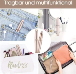 Augenbrauen Rasier Elektrischer, Wiederaufladbarer Augenbrauen Trimmer Augenbrauen Epilierer Gelten Lippen-Nase-Gesichtshaarentferner FüR Frauen -Kaufland Verkäufe 6783137bd7edc0178b2ccf01c5a4d679