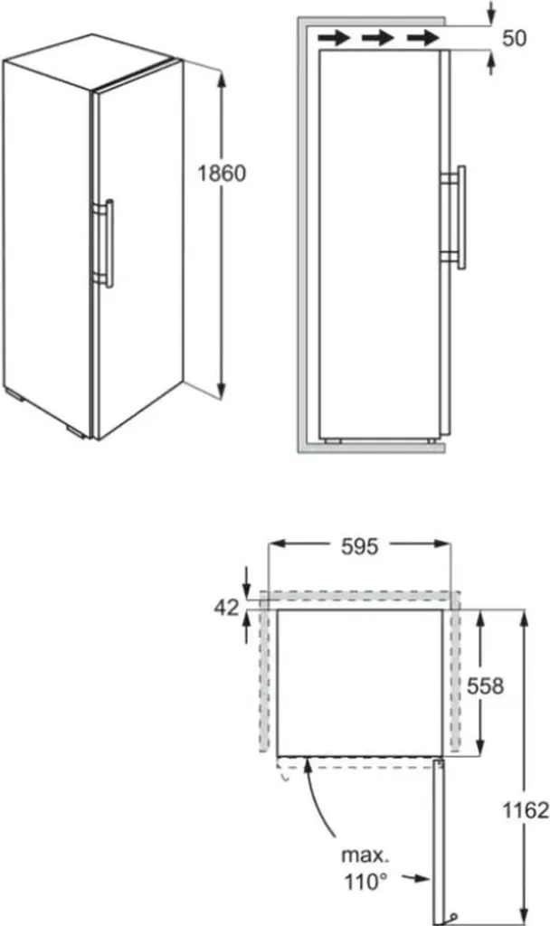 AEG RKB738E5MB Freistehender Kühlschrank / 1860 Mm / / 380 L / CustomFlex - Flexibles Türablagesystem / Null-Grad-Schublade / Farbe: Black Stainless Steel, Seiten Dunklegrau 18 AEG RKB738E5MB Freistehender Kühlschrank / 1860 Mm / / 380 L / CustomFlex - Flexibles Türablagesystem / Null-Grad-Schublade / Farbe: Black Stainless Steel, Seiten Dunklegrau – Bild 16